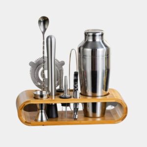 Cadouri Barbati - set cocktail din otel inoxidabil 9 pcs
