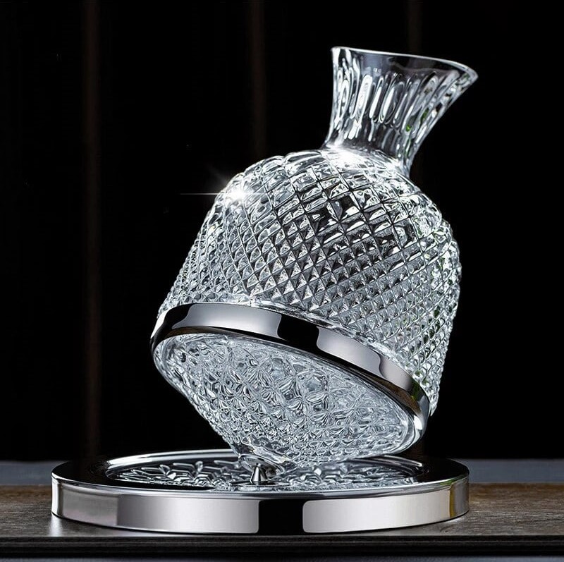 Cadouri Barbati - decantor vin rotativ la 360 grade