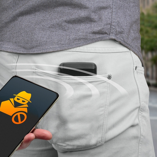 portofel carduri barbati cu protectie rfid negru - cadouri barbati