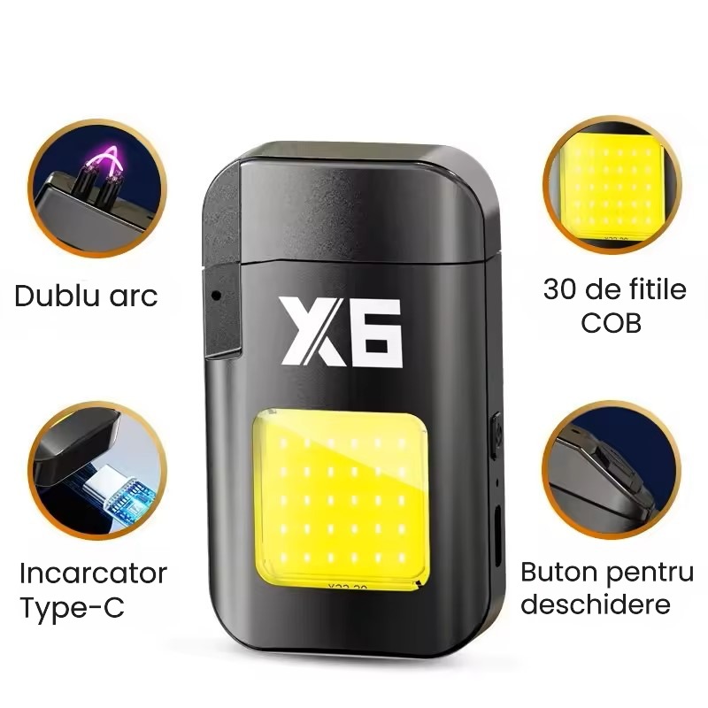 Bricheta cu lanterna LED | Electrica | USB C - imagine 3